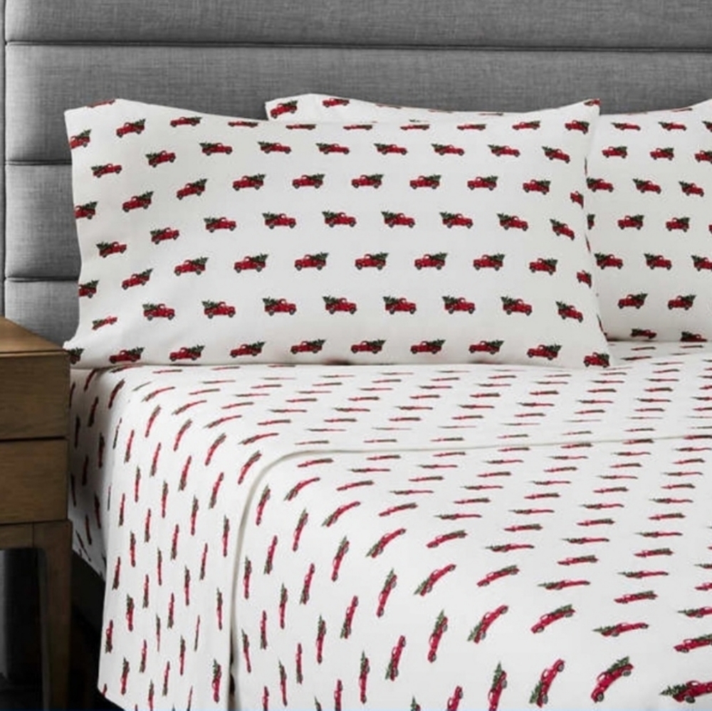 Portuguese flannel 4 piece sheet set